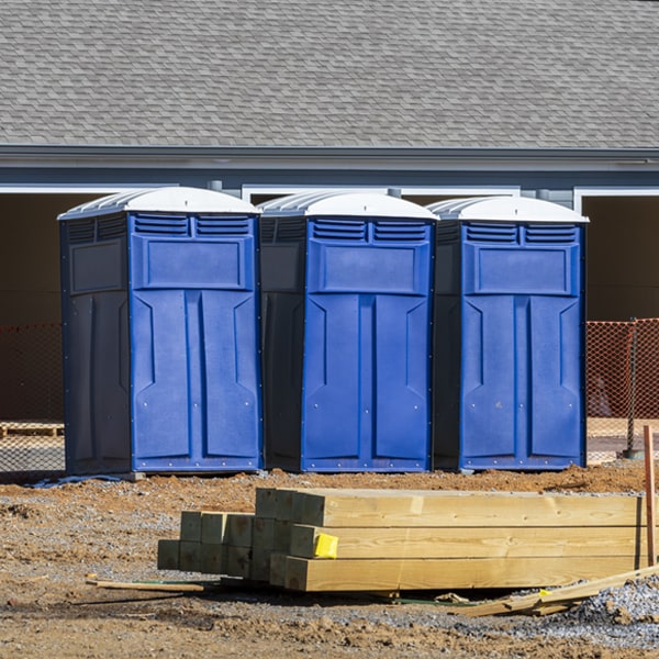 what is the cost difference between standard and deluxe portable toilet rentals in Bradley South Carolina